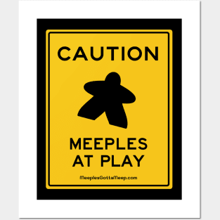 Meeples at Play Posters and Art